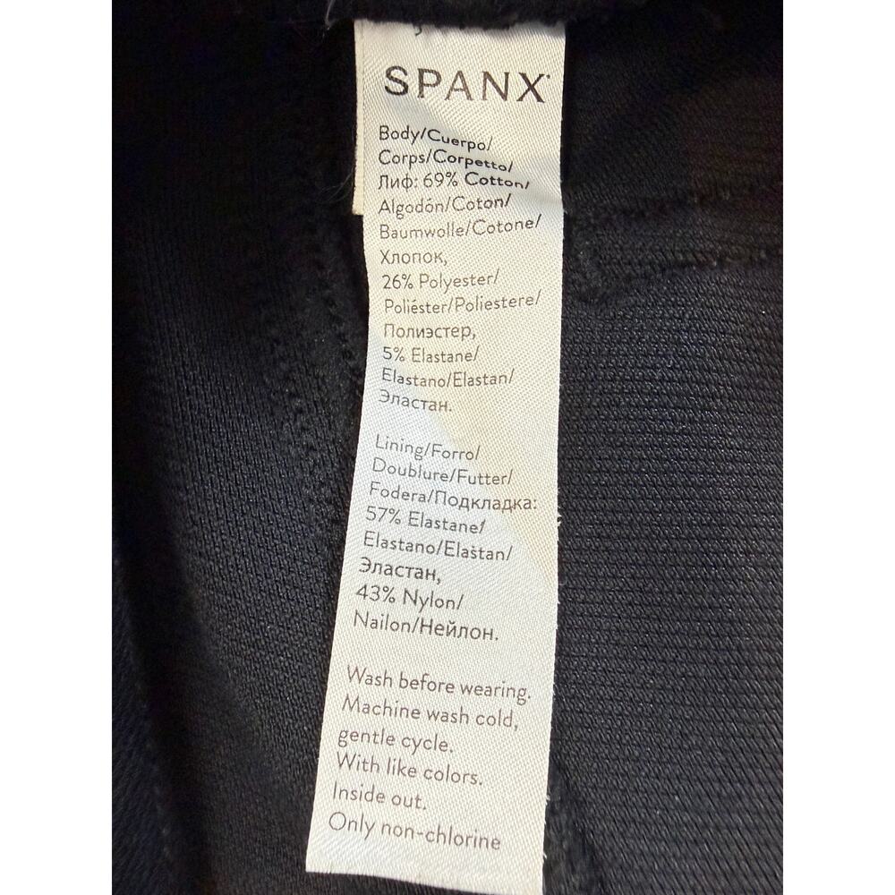SPANX Jean-ish Ankle Leggings "Jeggings" Black Pull On Pants Large Tall - Picture 5 of 6